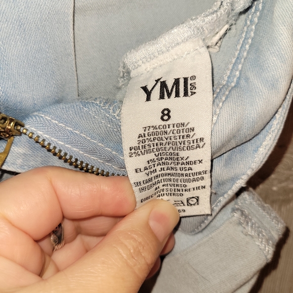 YMI Girl Cuffed Shorts- 8 - Picture 5 of 5